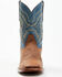 Image #4 - Cody James Men's Blue Elephant Print Western Boots - Broad Square Toe, Brown, hi-res