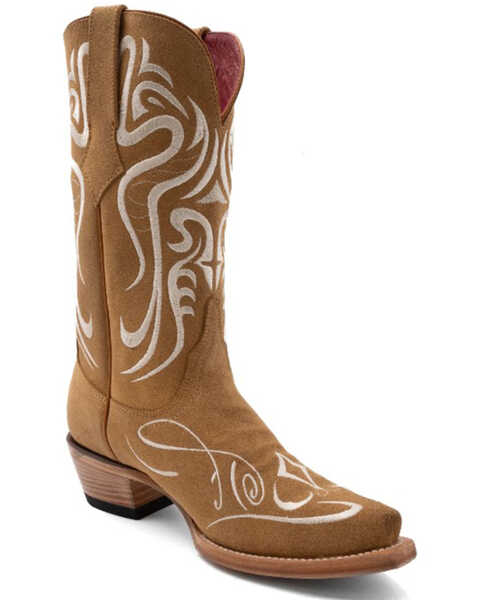 Image #1 - Ferrini Women's Belle Western Boots - Snip Toe , Sand, hi-res