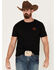 Image #2 - NRA Men's Freedom Eagle Short Sleeve Graphic T-Shirt, Black, hi-res