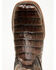 Image #6 - Cody James Men's Exotic Caiman Tail Skin Western Boots - Broad Square Toe, Dark Brown, hi-res