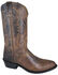 Image #1 - Smoky Mountain Men's Denver Western Boots - Round Toe, Brown, hi-res