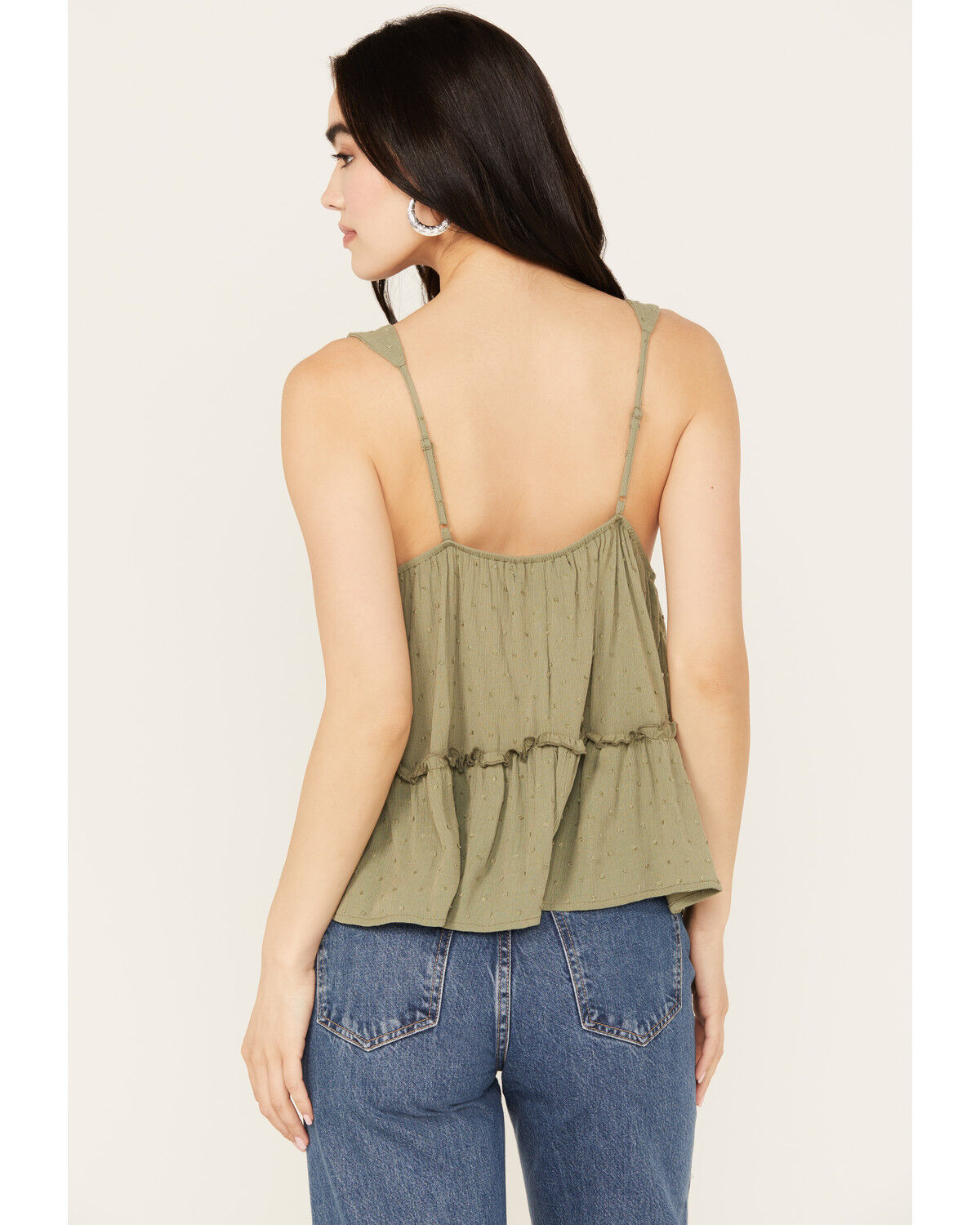 Image #4 - Trixxi Women's Swiss Dot Tank, , hi-res