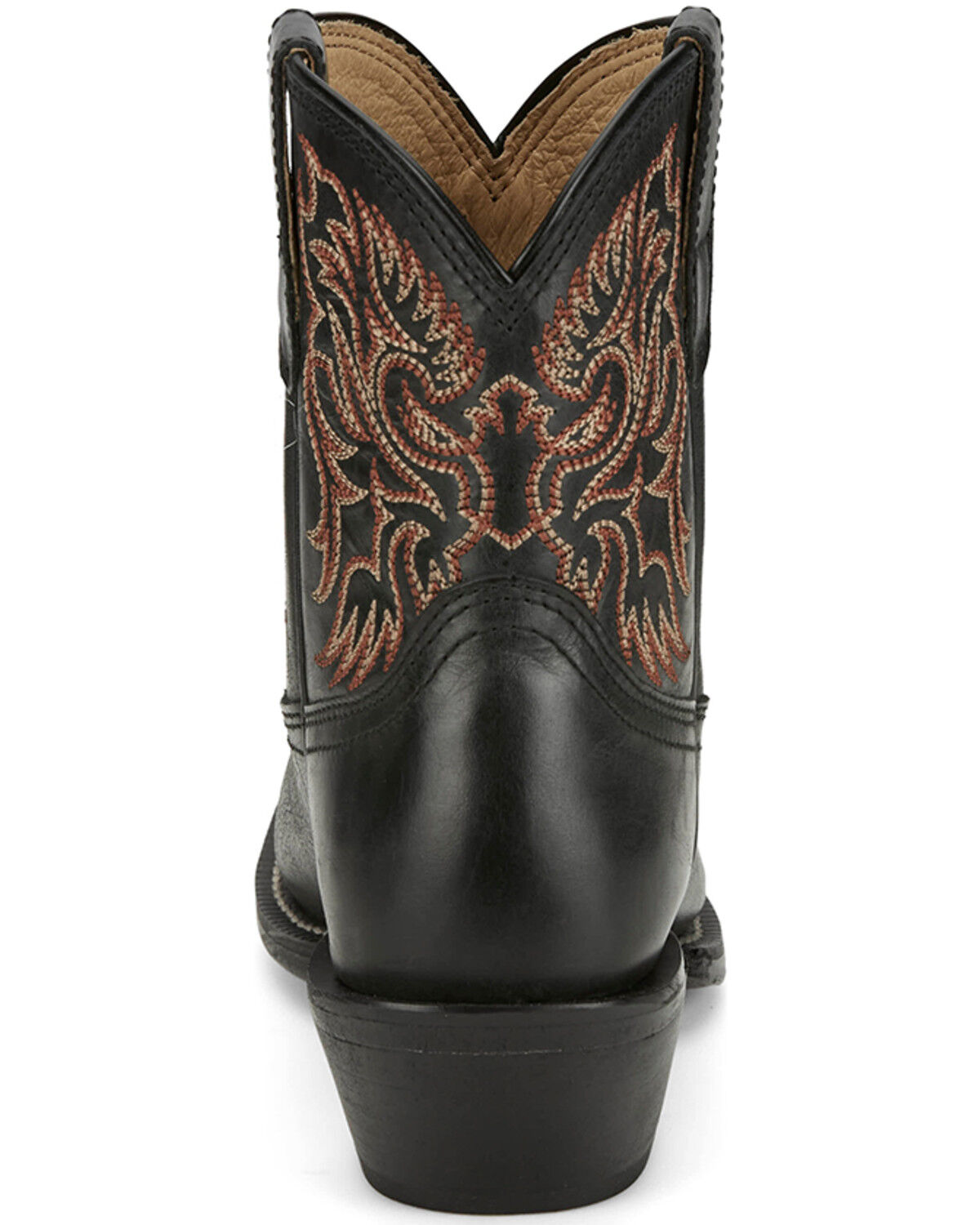 Image #5 - Tony Lama Isabella Western Booties - Snip Toe, Black, hi-res