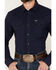 Image #3 - Kimes Ranch Men's Blackout Long Sleeve Snap Western Shirt, Navy, hi-res
