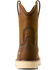 Image #3 - Ariat Men's 10" Rebar Wedge Pull-On Waterproof Work Boots - Soft Toe, Brown, hi-res