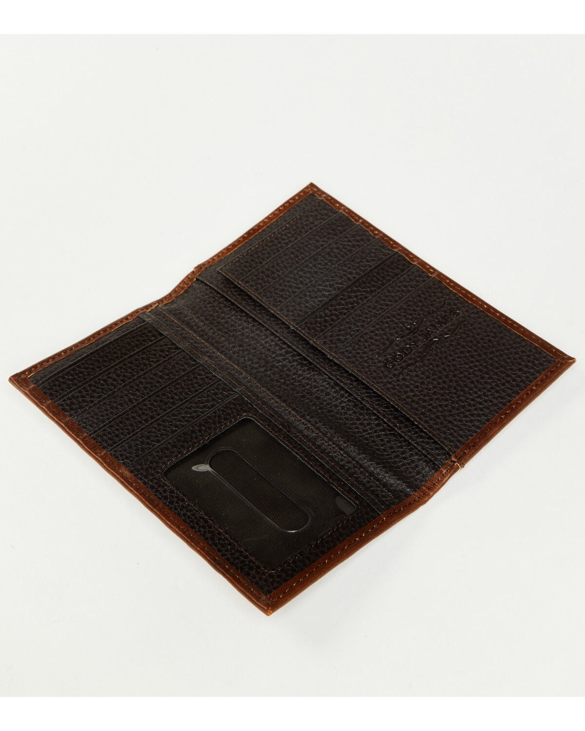 Image #3 - Cody James Men's Landry Tooled Bifold Rodeo Wallet, Dark Brown, hi-res