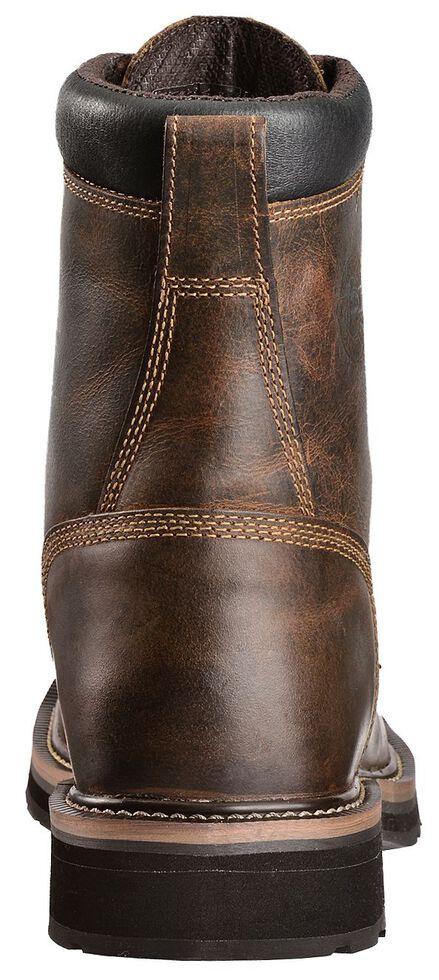 Justin Men S Stampede Pulley 8 Lace Up Work Boots Steel Toe Sheplers