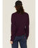 Image #4 - Carhartt Women's TENCEL™ Fiber Series Loose Fit Long Sleeve Graphic Sweatshirt, Purple, hi-res