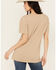 Image #4 - Wrangler Women's Cactus Scene Short Sleeve Graphic Tee, Tan, hi-res