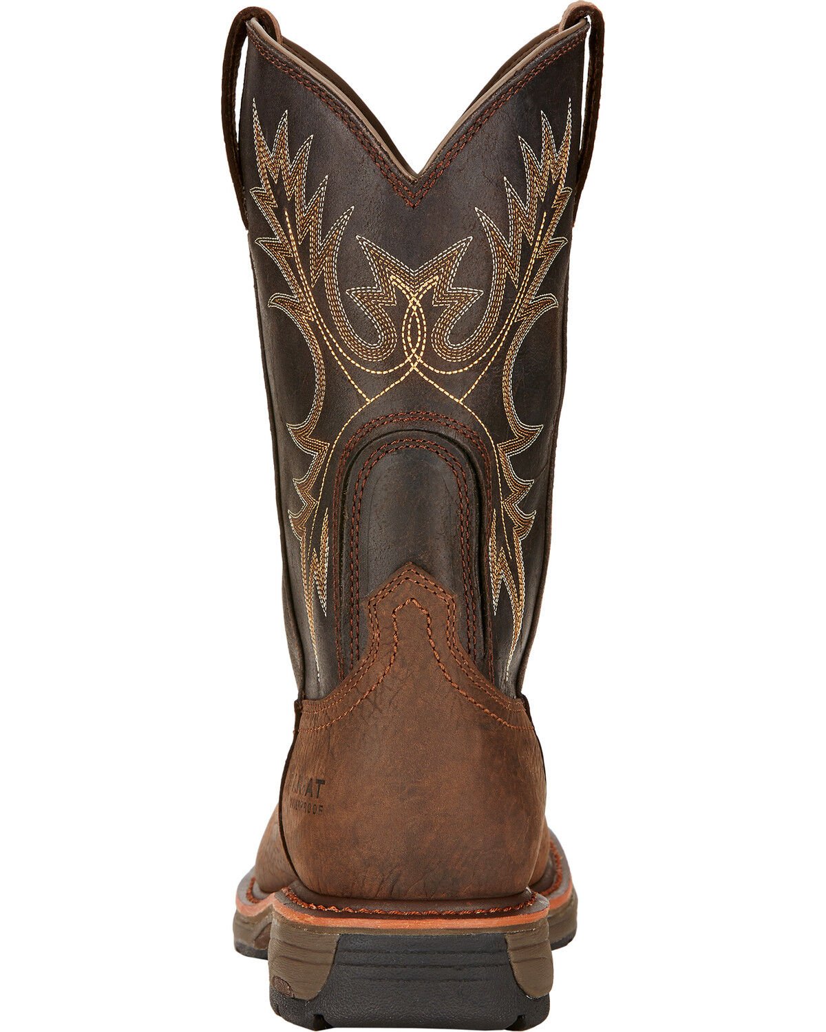 Image #5 - Ariat Men's WorkHog® H2O Western Work Boots - Soft Toe, Brown, hi-res