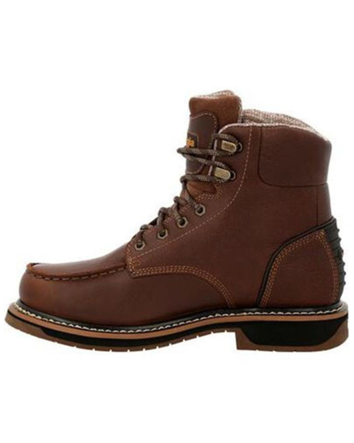 Image #3 - Georgia Boot Men's AMP LT Waterproof Work Boots - Soft Toe, Brown, hi-res