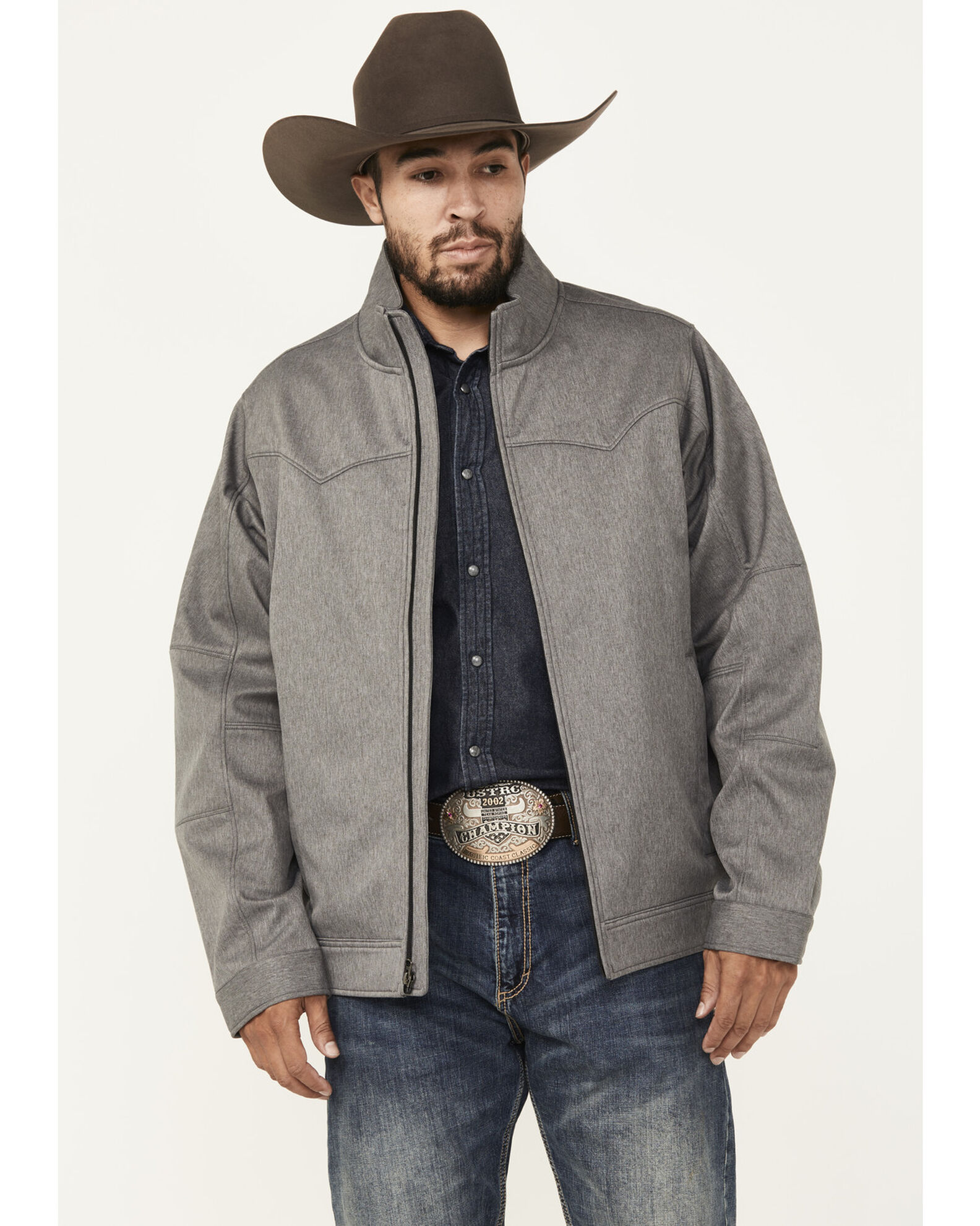 Cinch Men s Textured Concealed Carry Softshell Jacket Sheplers
