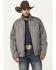 Image #1 - Cinch Men's Textured Concealed Carry Softshell Jacket, Grey, hi-res