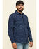 Image #3 - Moonshine Spirit Men's Floral Camo Print Long Sleeve Western Shirt, Navy, hi-res