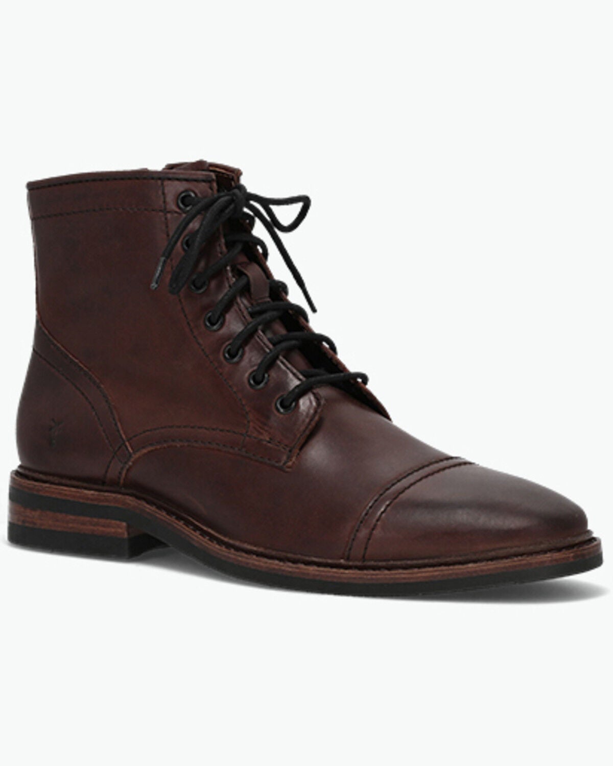 Frye Men's Paul Mid Lace Casual Boots - Round Toe, Brown, hi-res