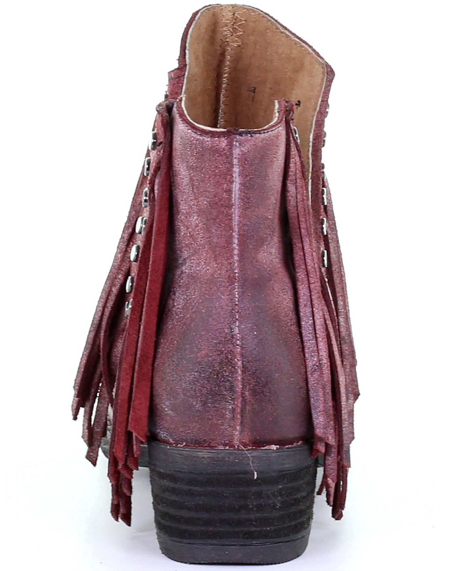 Circle g fringe booties best sale