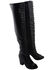 Image #10 - Milwaukee Leather Women's Open Toe Front Knee High Boots - Round Toe, Black, hi-res