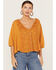 Free People Women's Mae Top, Orange, hi-res