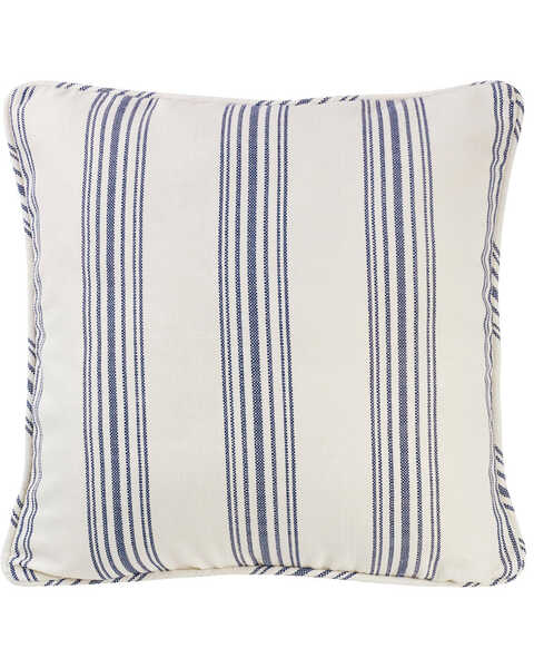 Image #1 - HiEnd Accents Prescott Navy Euro Sham With Piping, Navy, hi-res