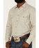 Image #3 - Gibson Men's Southside Satin Striped Long Sleeve Snap Western Shirt, Tan, hi-res