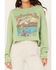 Image #3 - Cleo + Wolf Women's Yellowstone Lake Long Sleeve Graphic Tee, Green, hi-res