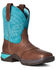 Image #1 - Ariat Women's Anthem Shortie Performance Western Boots - Square Toe, Brown, hi-res