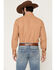 Image #4 - Ely Walker Men's Conversation Stripe Print Long Sleeve Snap Western Shirt, Gold, hi-res