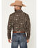 Image #4 - Wrangler Retro Men's Western Floral Print Long Sleeve Snap Western Shirt, Brown, hi-res