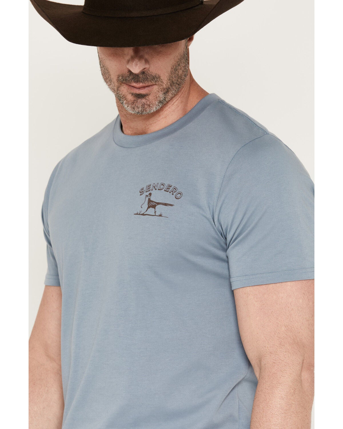 Image #3 - Sendero Provisions Men's Desert Runner Short Sleeve Graphic T-Shirt, Blue, hi-res