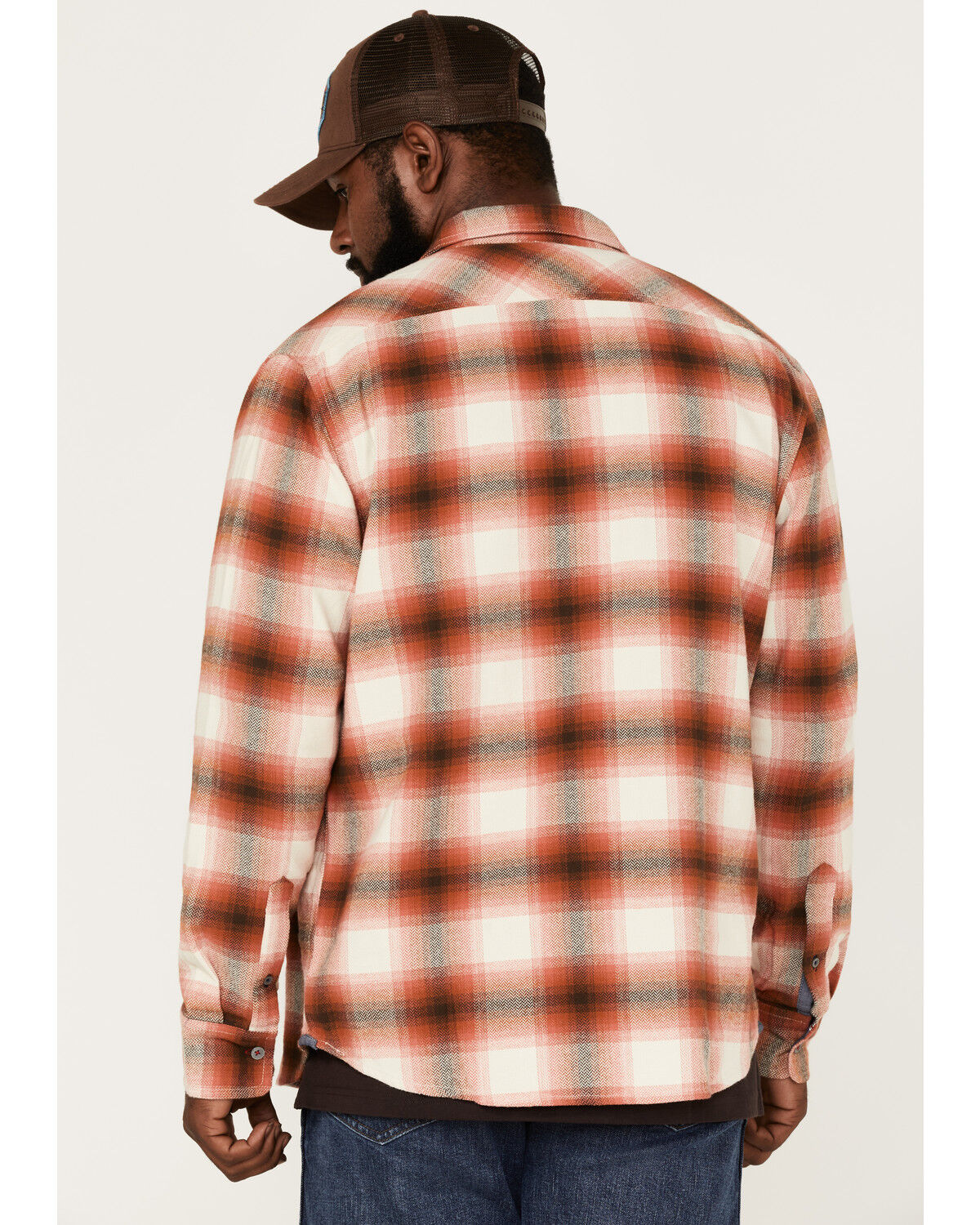 Image #4 - Flag & Anthem Men's Sanders Large Plaid Long Sleeve Button Down Flannel Shirt, Red, hi-res