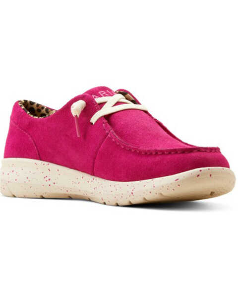 Image #1 - Ariat Women's Hilo Casual Shoes - Moc Toe , Pink, hi-res