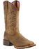Image #1 - Ariat Women's Hybrid Rancher Western Boots - Broad Square Toe, Brown, hi-res