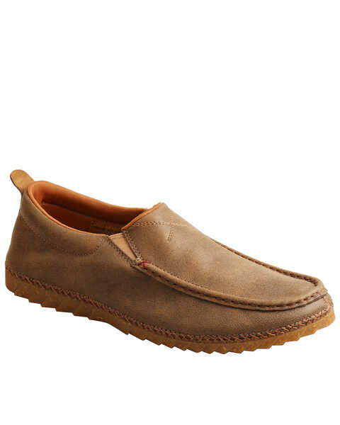 Image #1 - Twisted X Men's Slip-On Zero-X Casual Shoes - Moc Toe, Brown, hi-res