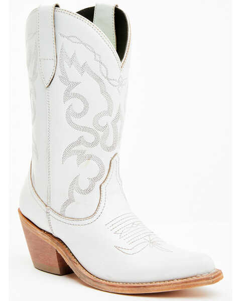Caborca Silver by Liberty Black Women's Sienna Western Boots - Snip Toe, White, hi-res