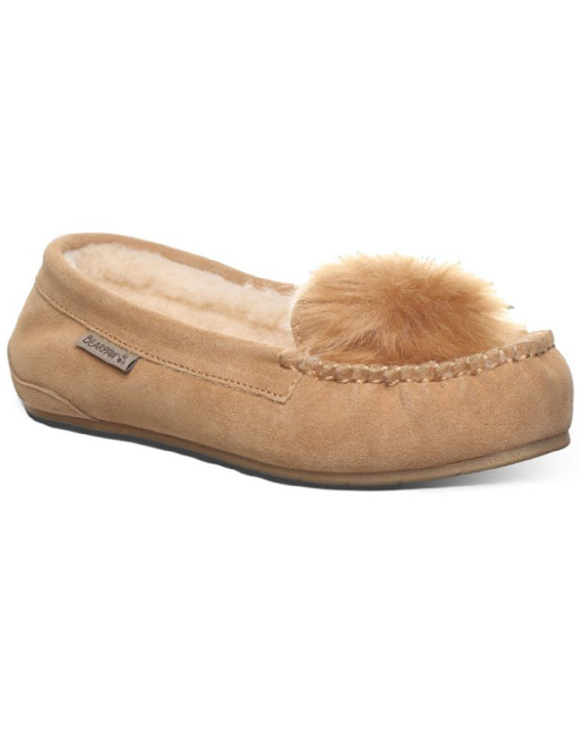 Image #1 - Bearpaw Women's Erika Slippers, Tan, hi-res