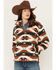 Wrangler Women's Sherpa Long Sleeve Pullover , Multi, hi-res