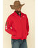 Image #1 - Ariat Men's Red Mexico New Team Softshell Jacket, Red, hi-res
