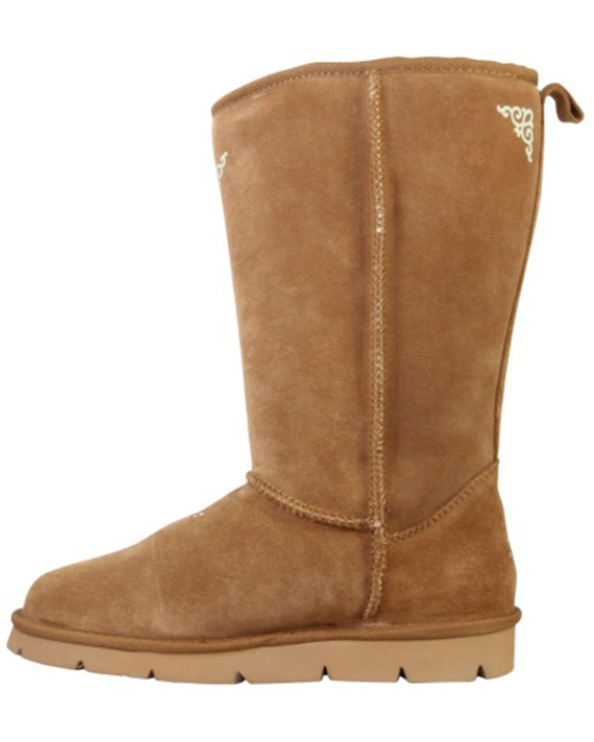 Image #2 - Superlamb Women's Argali Suede Leather Pull On Casual Boots - Round Toe, , hi-res