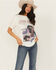Image #1 - Wrangler X Lainey Wilson Women's Girlfriend Short Sleeve Graphic Tee, White, hi-res