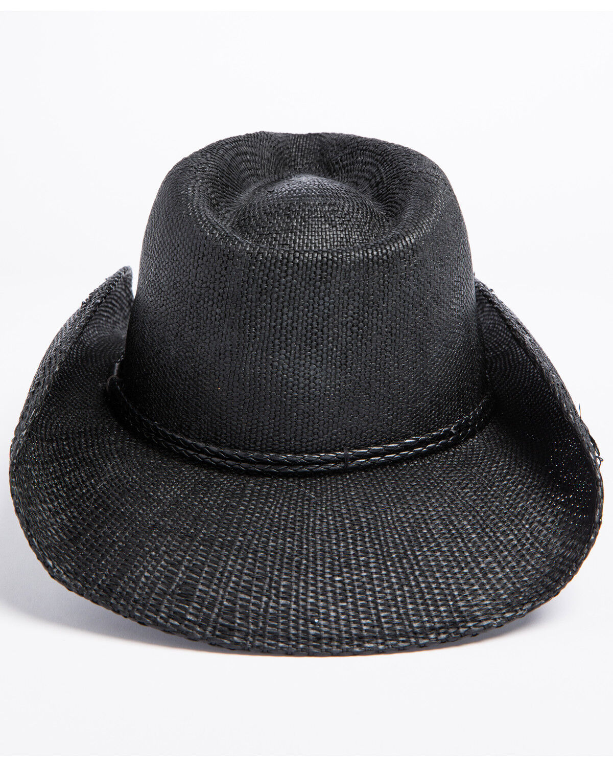 Image #3 - Cody James Kids' Straw Cowboy Hat, Black, hi-res