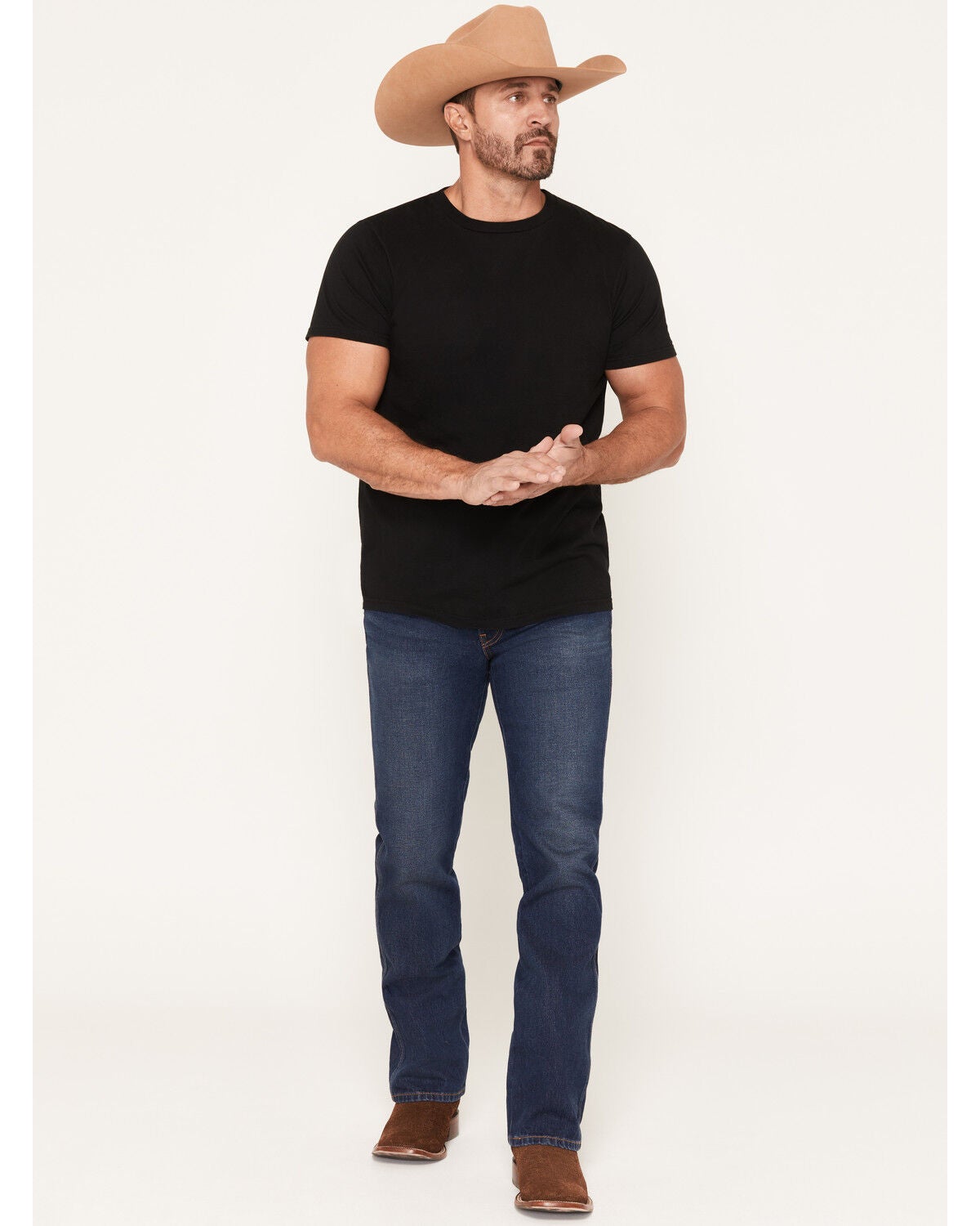 Levi's Men's 507 The Classics Dark Wash Western Slim Bootcut Stretch Denim Jeans, Dark Wash, hi-res