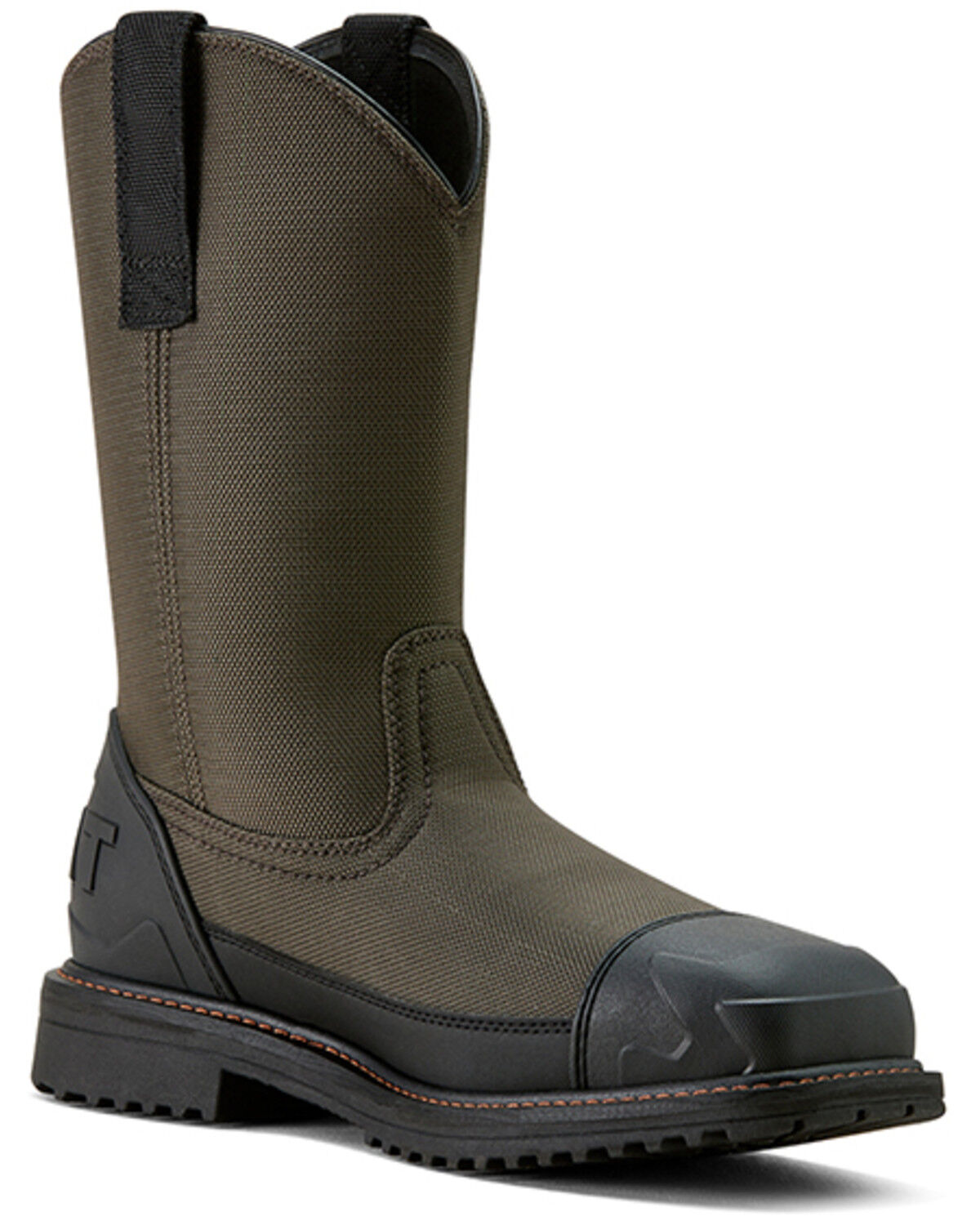 Image #1 - Ariat Men's RigTEK Wildcat Pull-On CSA Waterproof Work Boots - Composite Toe, Charcoal, hi-res