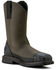 Image #1 - Ariat Men's RigTEK Wildcat Pull-On CSA Waterproof Work Boots - Composite Toe, Charcoal, hi-res