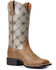Image #1 - Ariat Women's Round Up Western Performance Boots - Broad Square Toe, Brown, hi-res