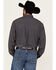 Image #4 - Cinch Men's ARENAFLEX® Floral Geo Print Long Sleeve Button-Down Performance Stretch Western Shirt, Charcoal, hi-res