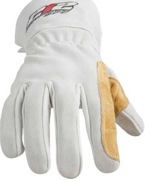 Image #2 - 212 Performance Men's FR Arc Premium MIG Welding Work Gloves, White, hi-res