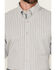 Image #3 - George Strait by Wrangler Men's Striped Print Long Sleeve Button-Down Stretch Western Shirt, Light Grey, hi-res