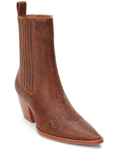 Image #1 - Matisse Women's Collins Short Boots - Pointed Toe , Brown, hi-res