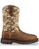 Image #2 - Ariat Men's WorkHog® Patriot Western Boots - Steel Toe, Brown, hi-res
