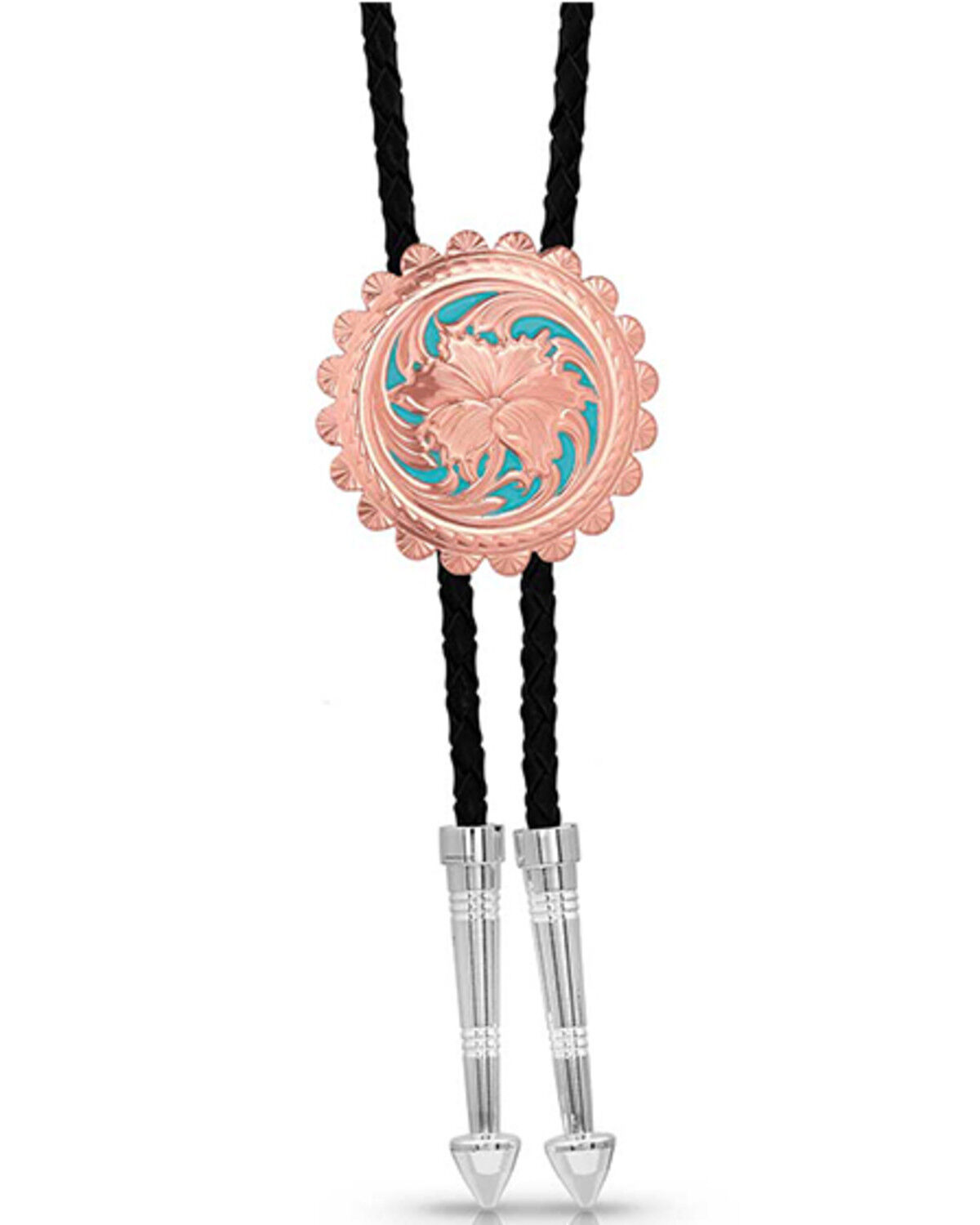 Image #2 - Montana Silversmiths Women's Emma's Sunlight Bolo Tie, Silver, hi-res